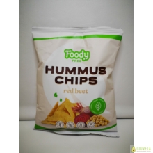 Kép 1/4 - Foody free hummuschips - céklás 50 gr