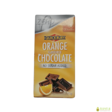 Kép 1/3 - Quickbury  Fehér csokoládé tábla-Narancsos76 gr 