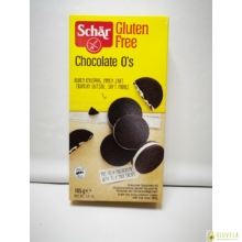 Kép 1/4 - Schär Chocolate O's gluténmentes kakaós keksz tejkrémes töltelékkel 165 gr