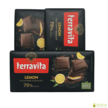 Kép 3/3 - Terravita 70 %-os étcsokoládé tábla-Citromos 100 gr