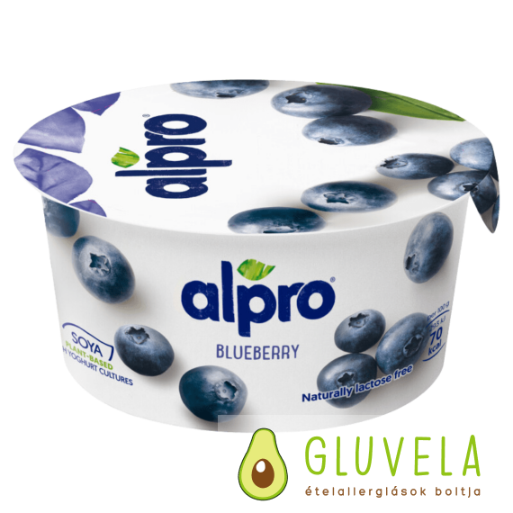 Alpro  szójajoghurt-kékáfonyás 150 gr