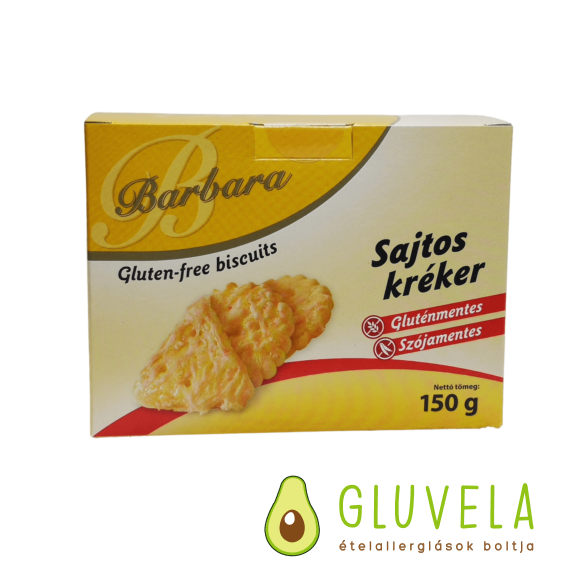 Barbara gluténmentes sajtos kréker 180 gr