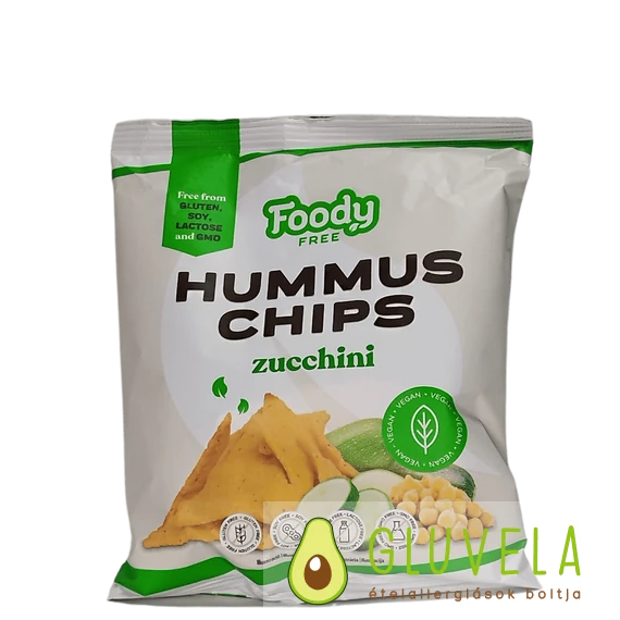 Foody free hummusz chips - cukkinis 50 gr