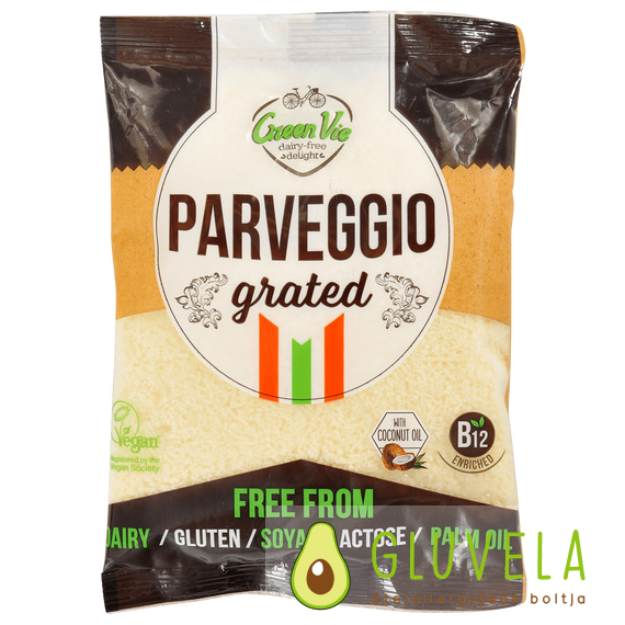 GreenVie reszelt növényi sajt-parmezán ízű 100 gr