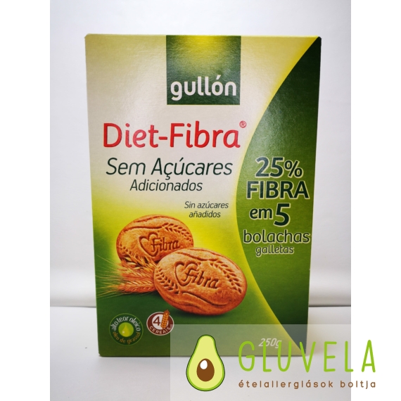 Gullon Diet Fibra rostos keksz (hozzádott cukormentes) 250 gr