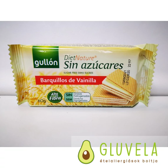 Gullon barquilles nápolyi - vaníliás 70 gr