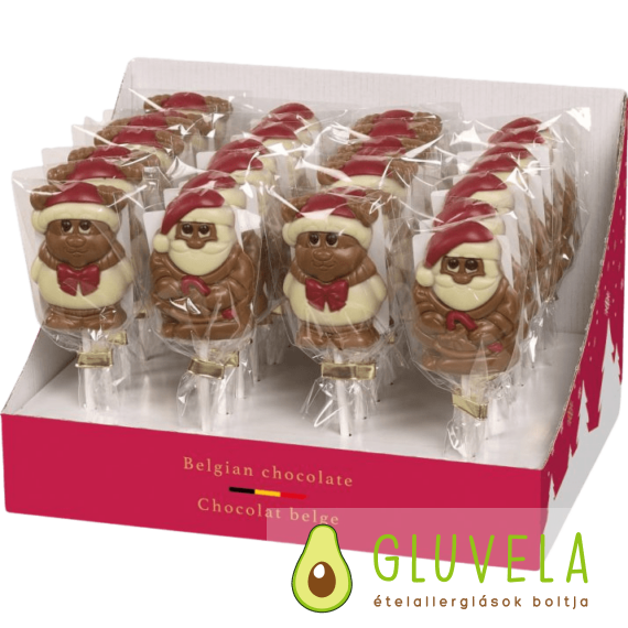 Karácsonyi tejcsokoládé nyalókák (Rudolf-Mikulás) 35 gr