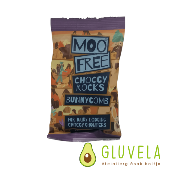 Moo Free Choccy Rocks-Bunnycomb 35 gr