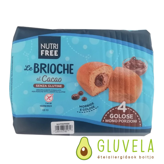 Nutri Free Le Brioche al cacao-Édeskiflik kakaós töltelékkel  200 gr