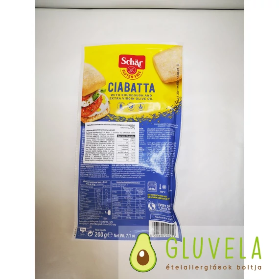 Schar ciabatta elősütött zsemlék 