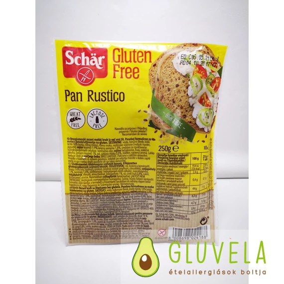 Schär Pan Rustico szeletelt kenyér 250 g