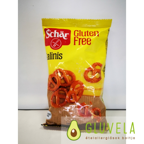 Schär Salinis - Gluténmentes, laktózmentes, tojásmentes sós kisperecek 60 gr