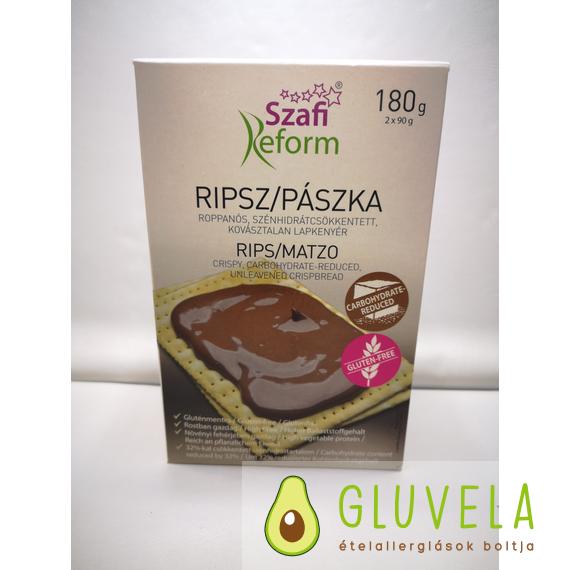 Szafi reform szénhidrát csökkentett ripsz/pászka gluténmentes 180 gr