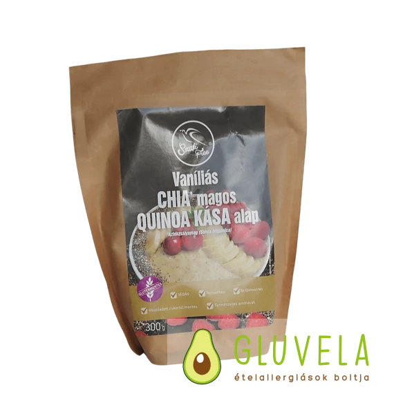 Szafi Free Reggeliző Vaníliás CHIA magos QUINOA KÁSA alap 300 g