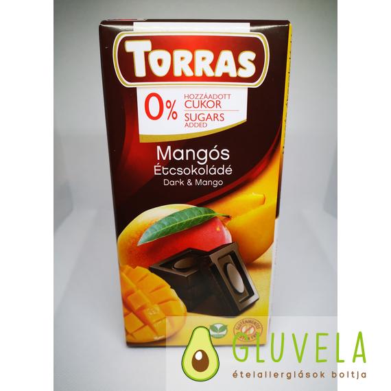 Torras étcsokoládé - mangós 75 gr