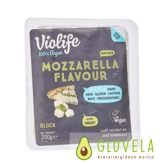 Violife pizzához -mozzarella ízű olvadós 200 gr